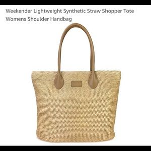 Straw Shoulder Handbag